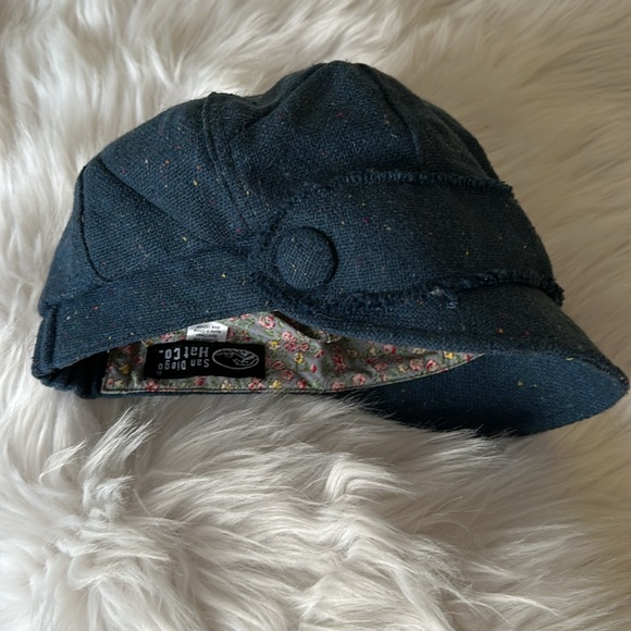Peaked cap blue with fleck - Picture 6 of 6